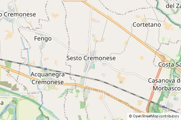 Mapa Sesto Cremonese