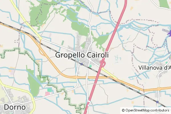 Mapa Gropello Cairoli