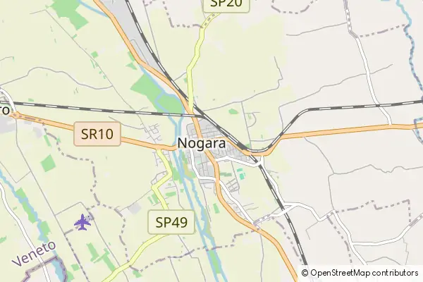 Mapa Nogara