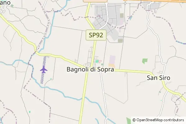 Mapa Bagnoli di Sopra