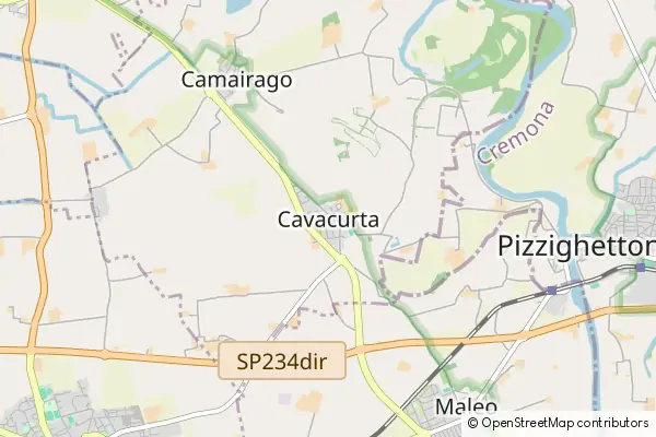 Mapa Cavacurta