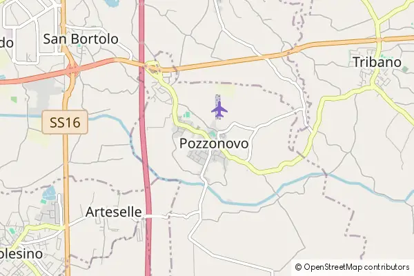 Mapa Pozzonovo