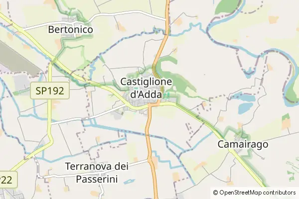 Mapa Castiglione d'Adda