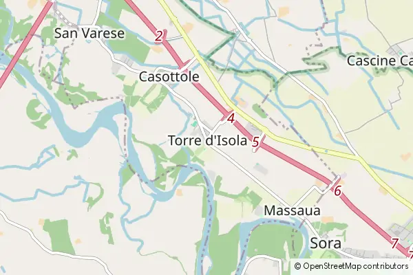 Mapa Torre d'Isola