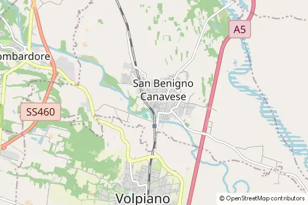 Mapa San Benigno Canavese