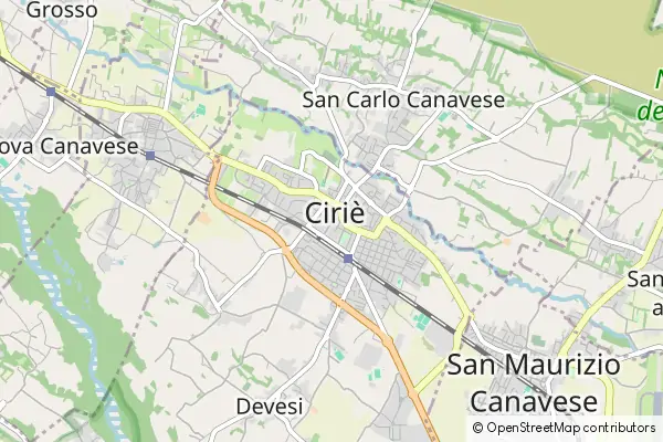 Mapa Ciriè