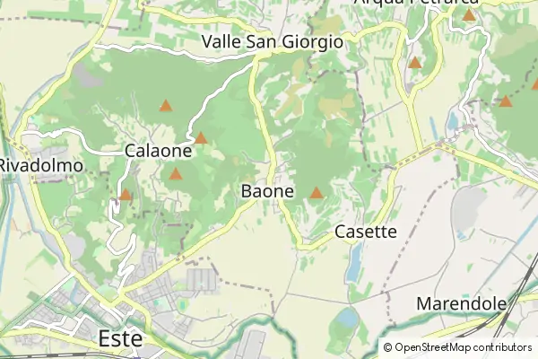 Mapa Baone