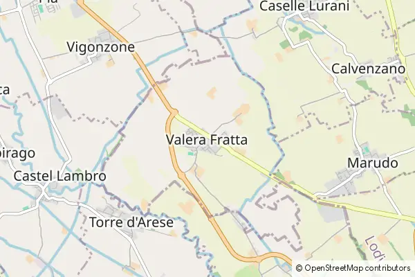 Mapa Valera Fratta