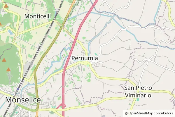 Mapa Pernumia