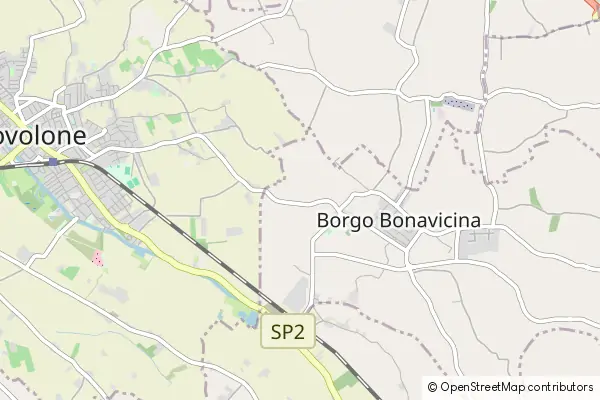 Mapa Bonavicina