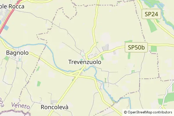 Mapa Trevenzuolo