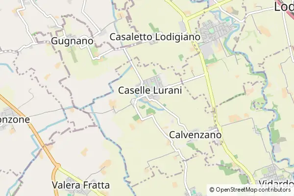 Mapa Caselle Lurani