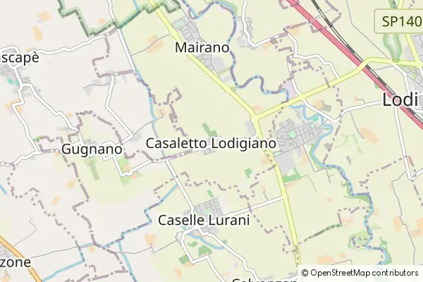 Mapa Casaletto Lodigiano