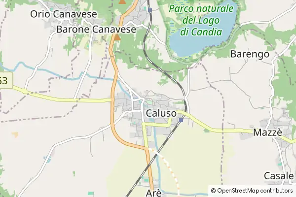 Mapa Caluso