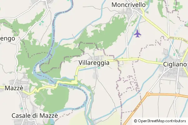 Mapa Villareggia