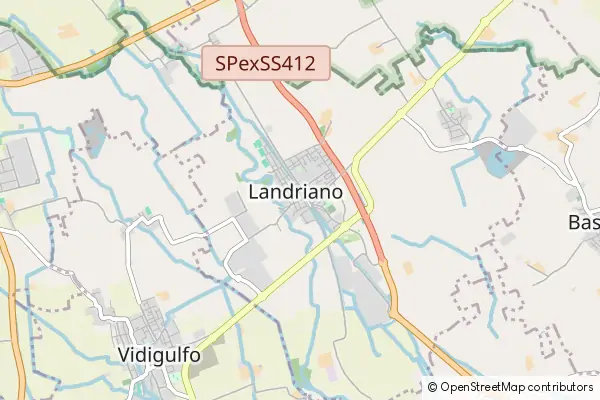 Mapa Landriano