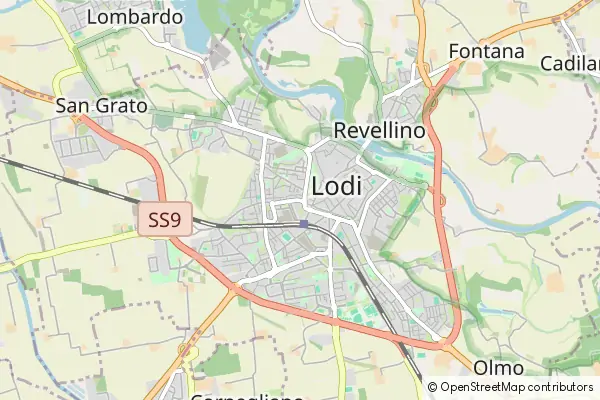 Mapa Lodi