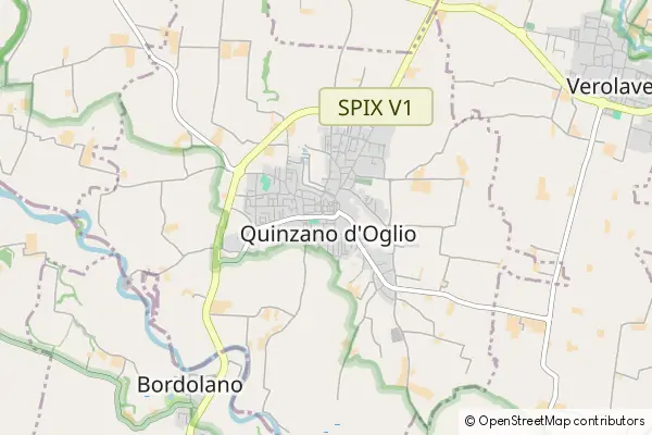 Mapa Quinzano d'Oglio