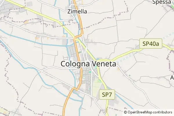 Mapa Cologna Veneta