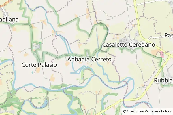 Mapa Abbadia Cerreto