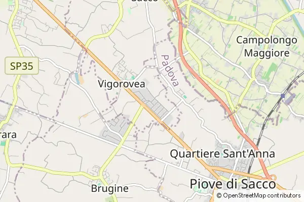 Mapa Sant'Angelo di Piove di Sacco
