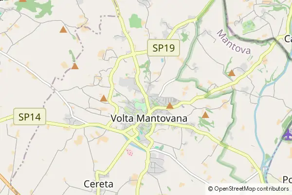 Mapa Volta Mantovana