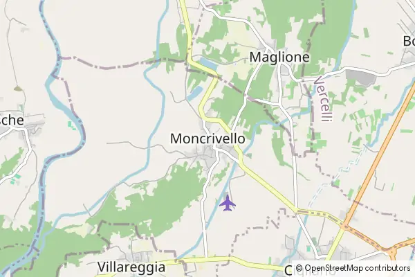 Mapa Moncrivello