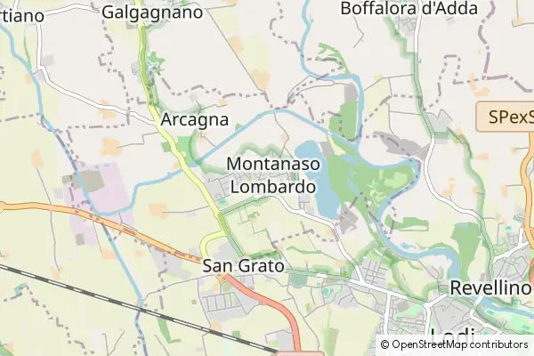 Mapa Montanaso Lombardo