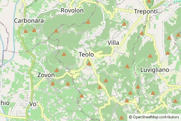 Mapa Teolo