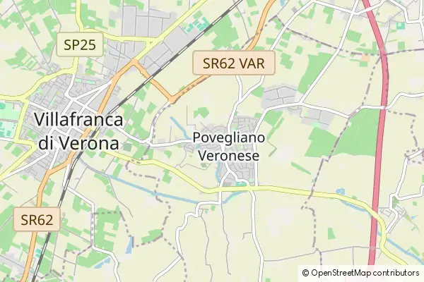 Mapa Povegliano Veronese