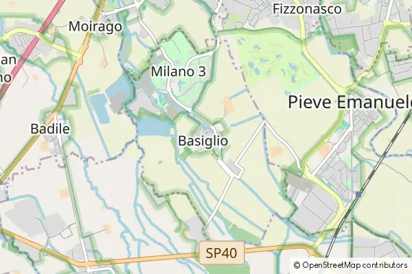 Mapa Basiglio