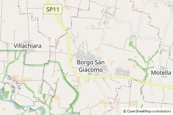 Mapa Borgo San Giacomo