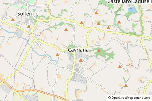 Mapa Cavriana