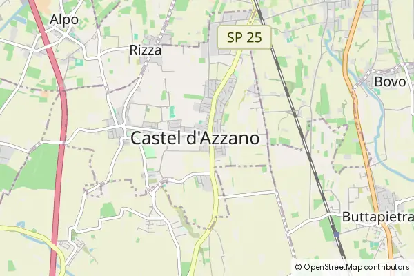 Mapa Castel d'Azzano