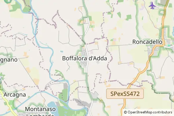 Mapa Boffalora d'Adda