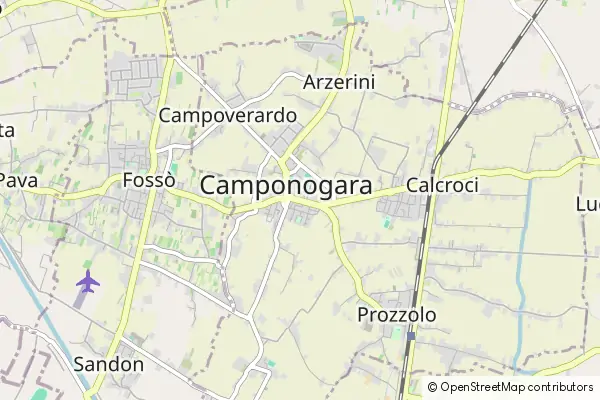 Mapa Camponogara