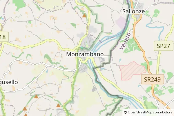 Mapa Monzambano