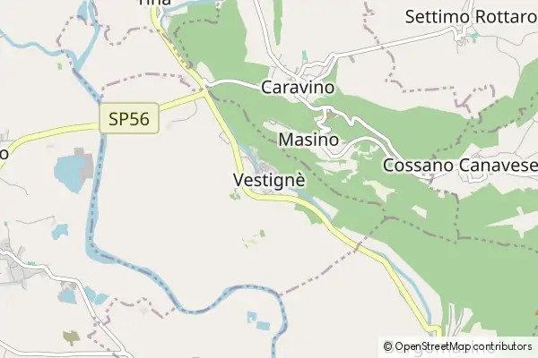 Mapa Vestignè