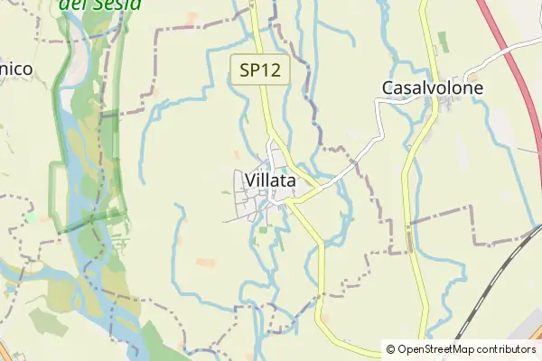 Mapa Villata