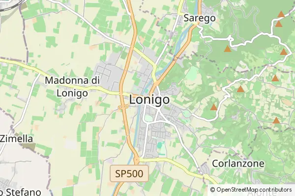 Mapa Lonigo