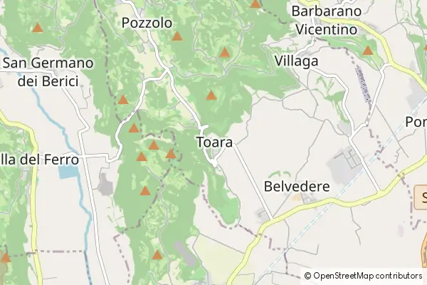 Mapa Toara