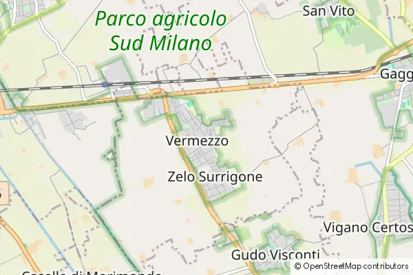 Mapa Vermezzo