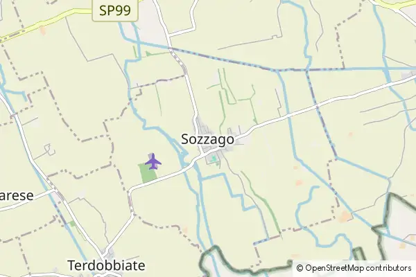 Mapa Sozzago