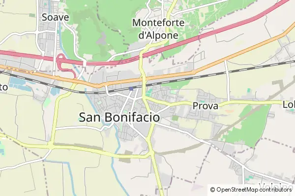 Mapa San Bonifacio