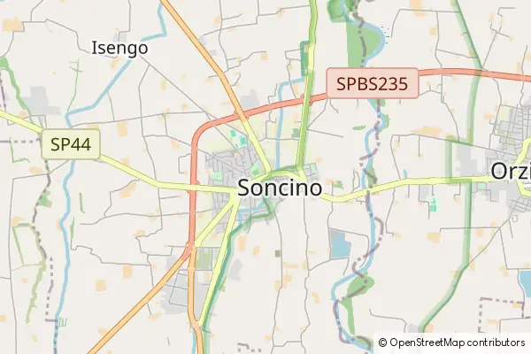 Mapa Soncino