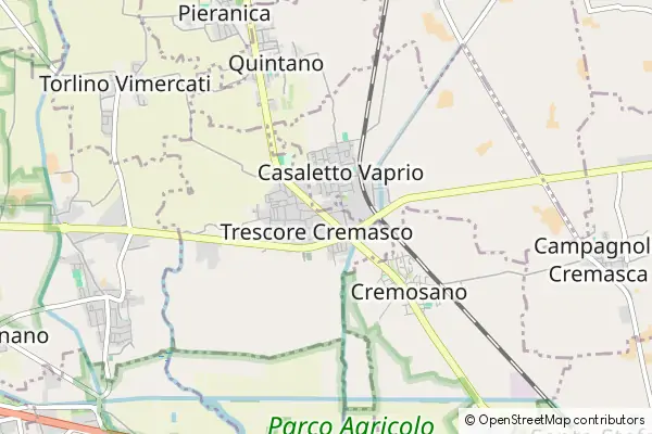 Mapa Trescore Cremasco