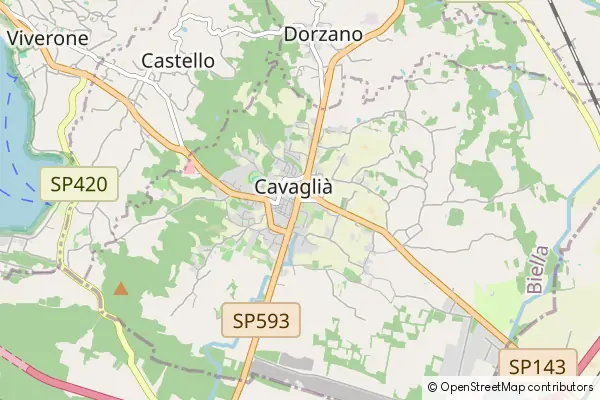 Mapa Cavaglià