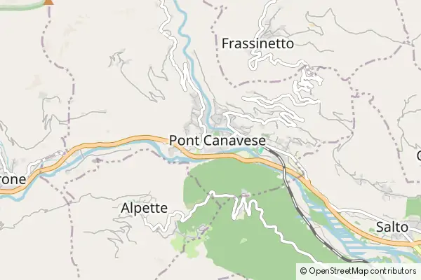 Mapa Pont-Canavese