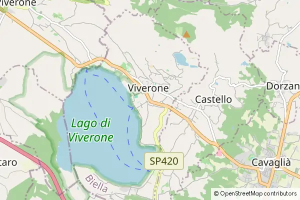 Mapa Viverone