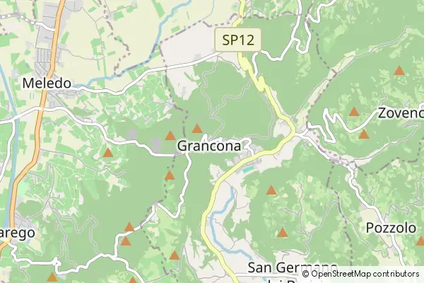 Mapa Grancona